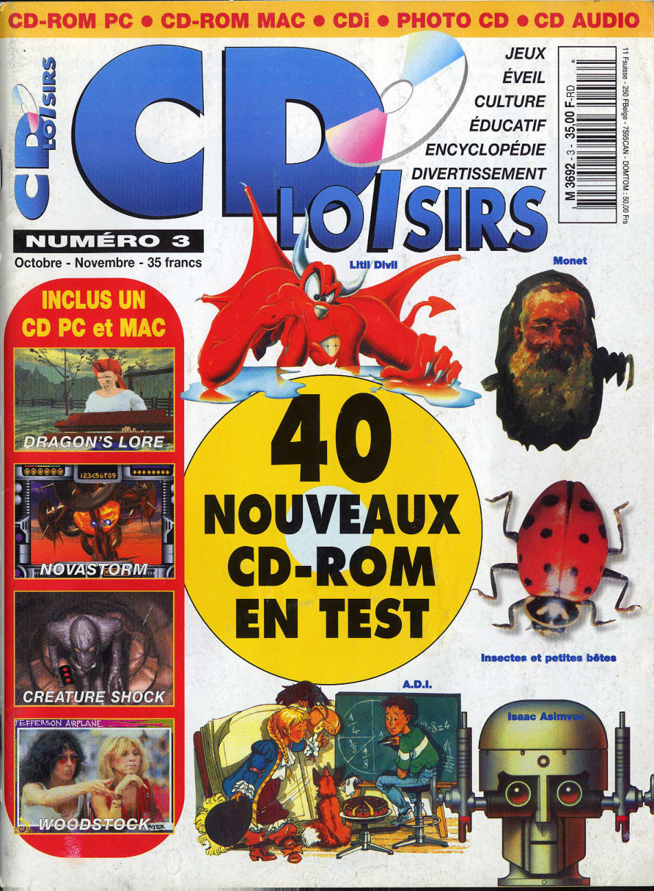Première page de cdloisirs numero03
