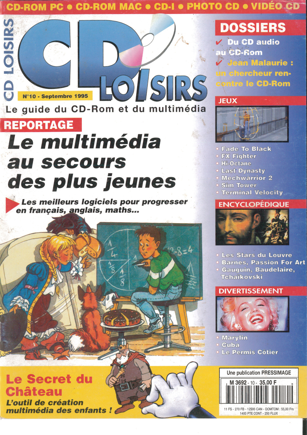 Première page de cdloisirs numero10
