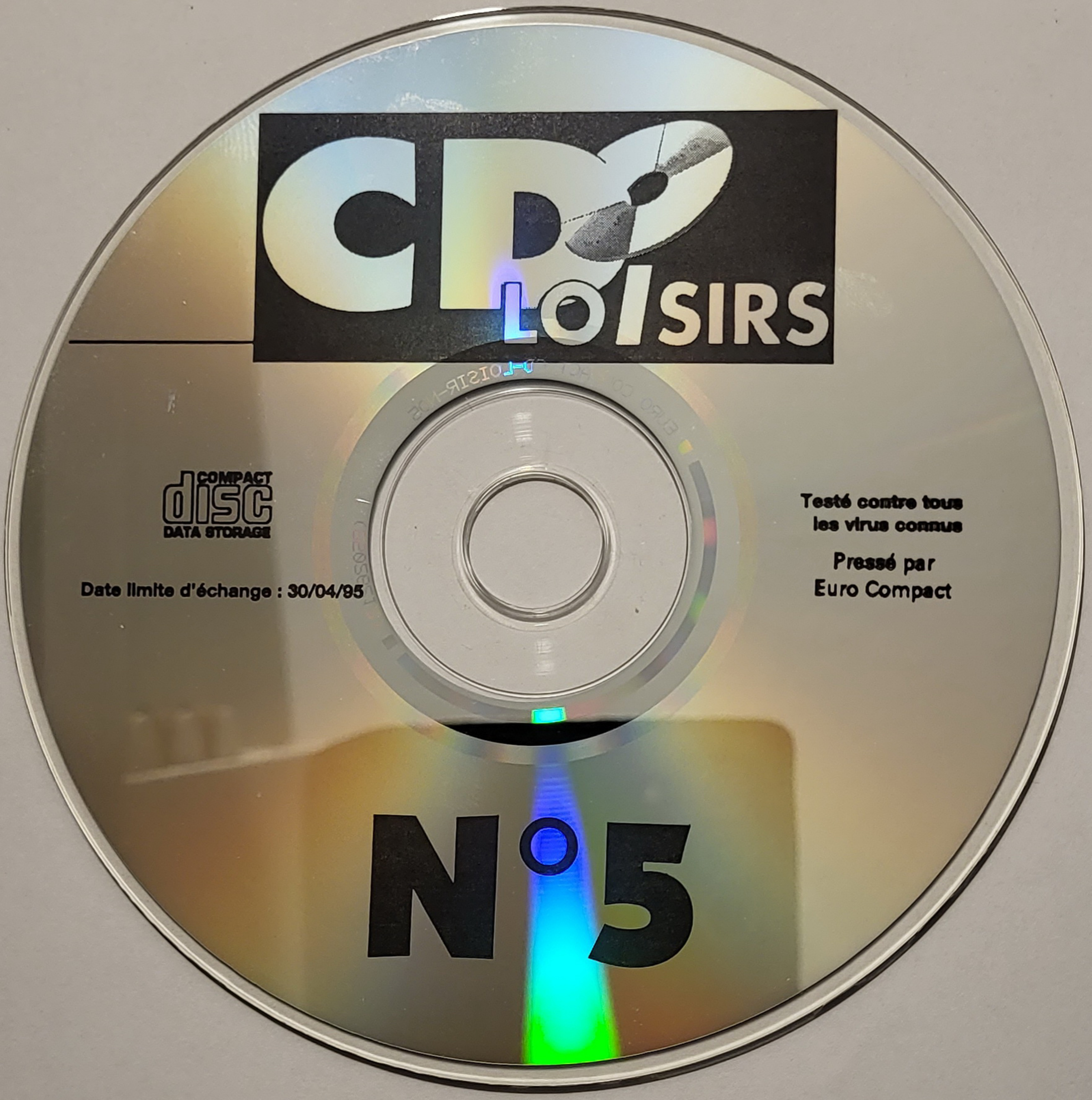 Première page de cdloisirs numerocd05