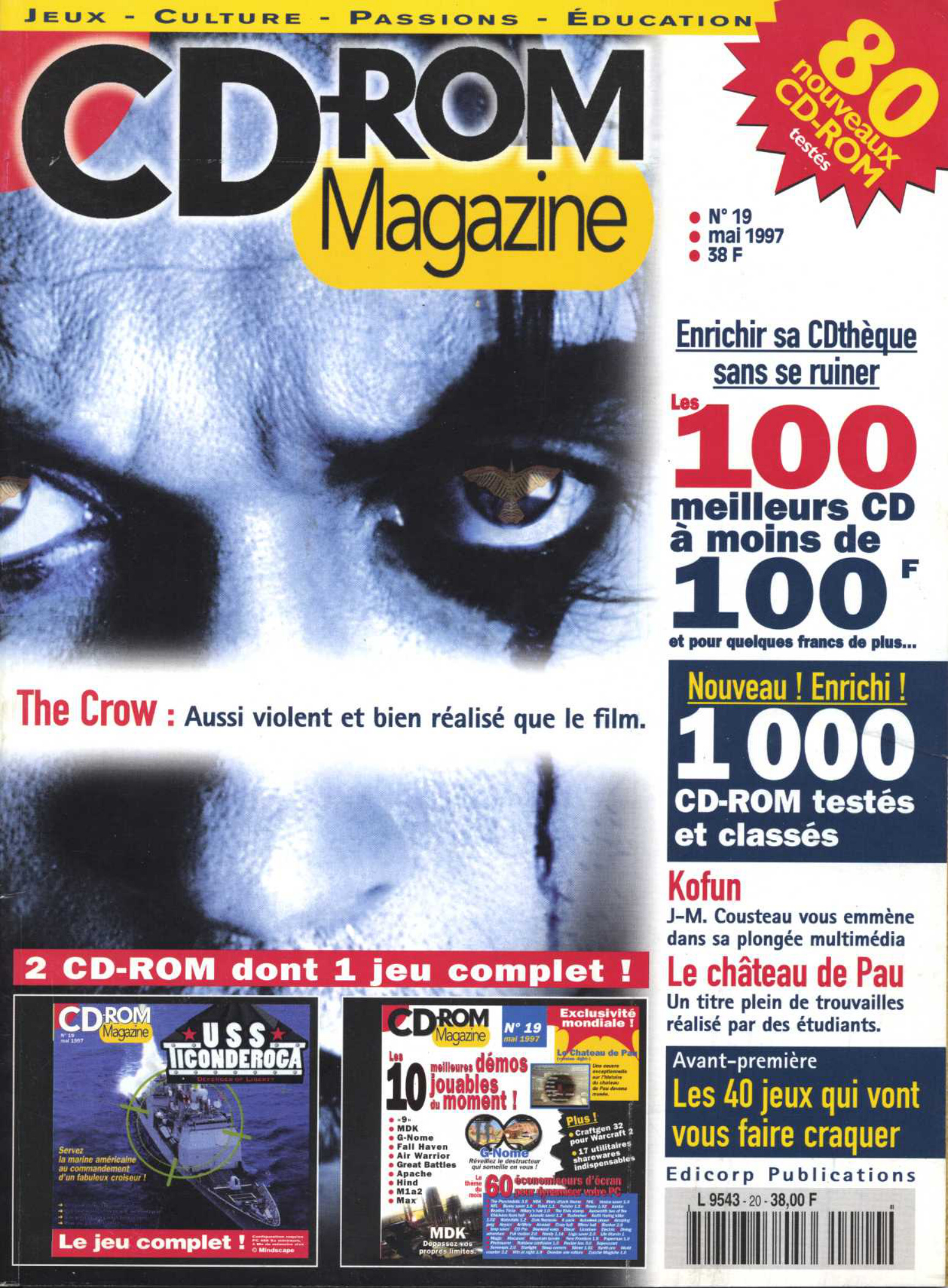 Première page de cdrommagazine numero19