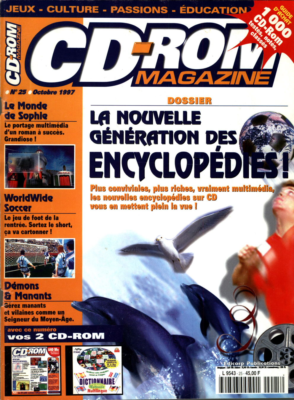 Première page de cdrommagazine numero25