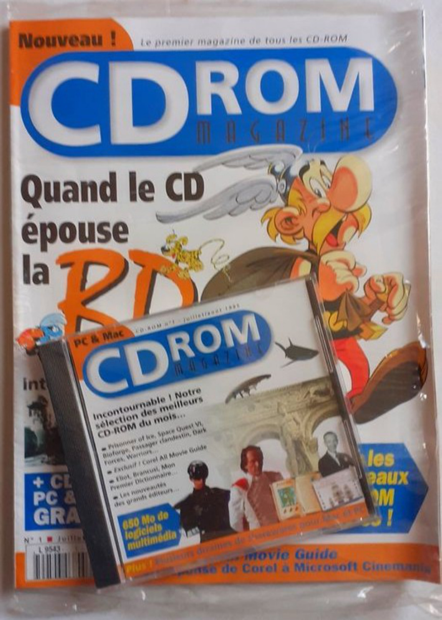 Première page de cdrommagazine numerocd01