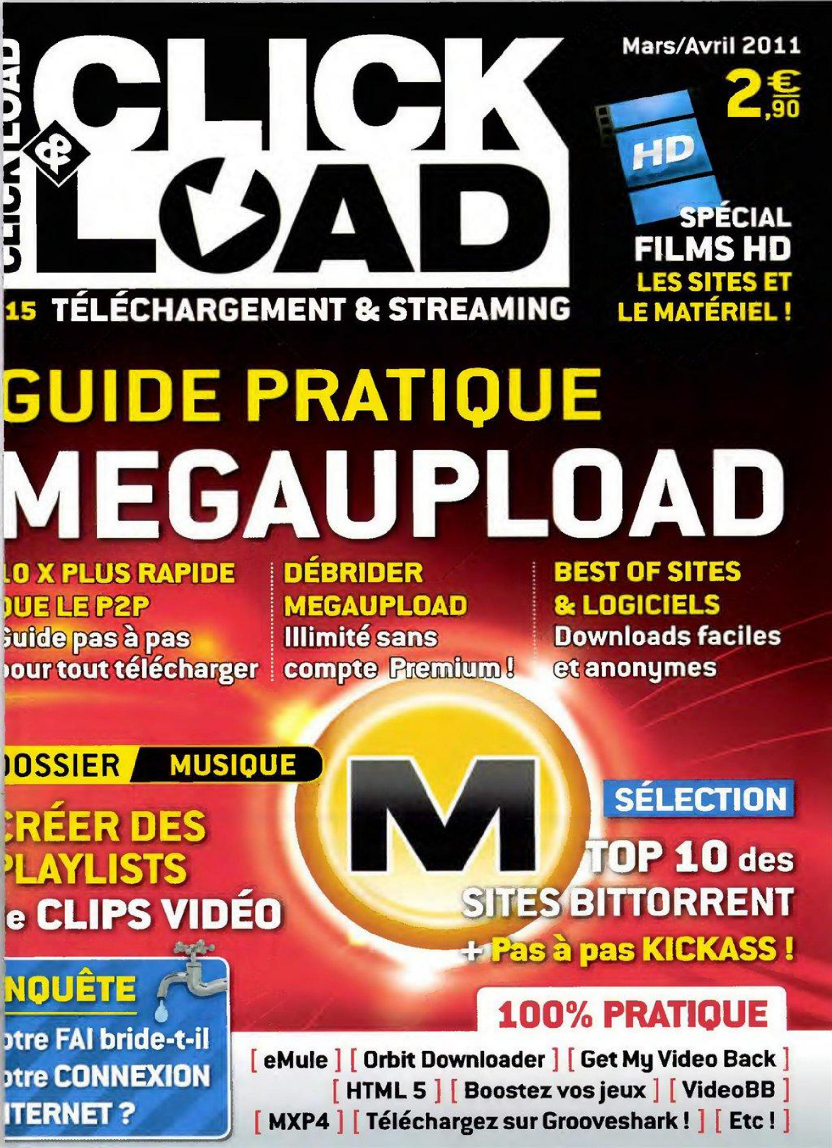 Première page de clicketload numero15