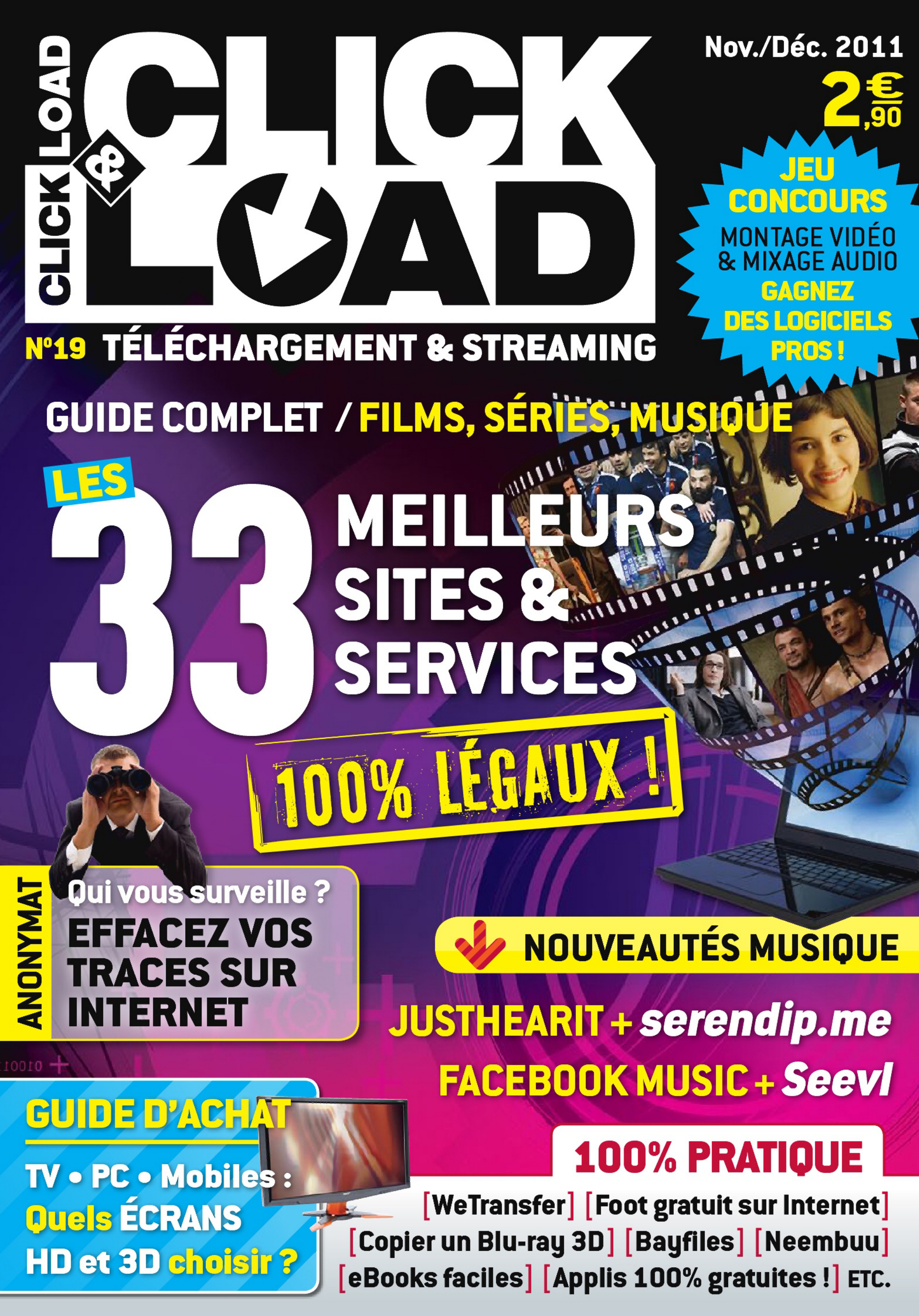 Première page de clicketload numero19