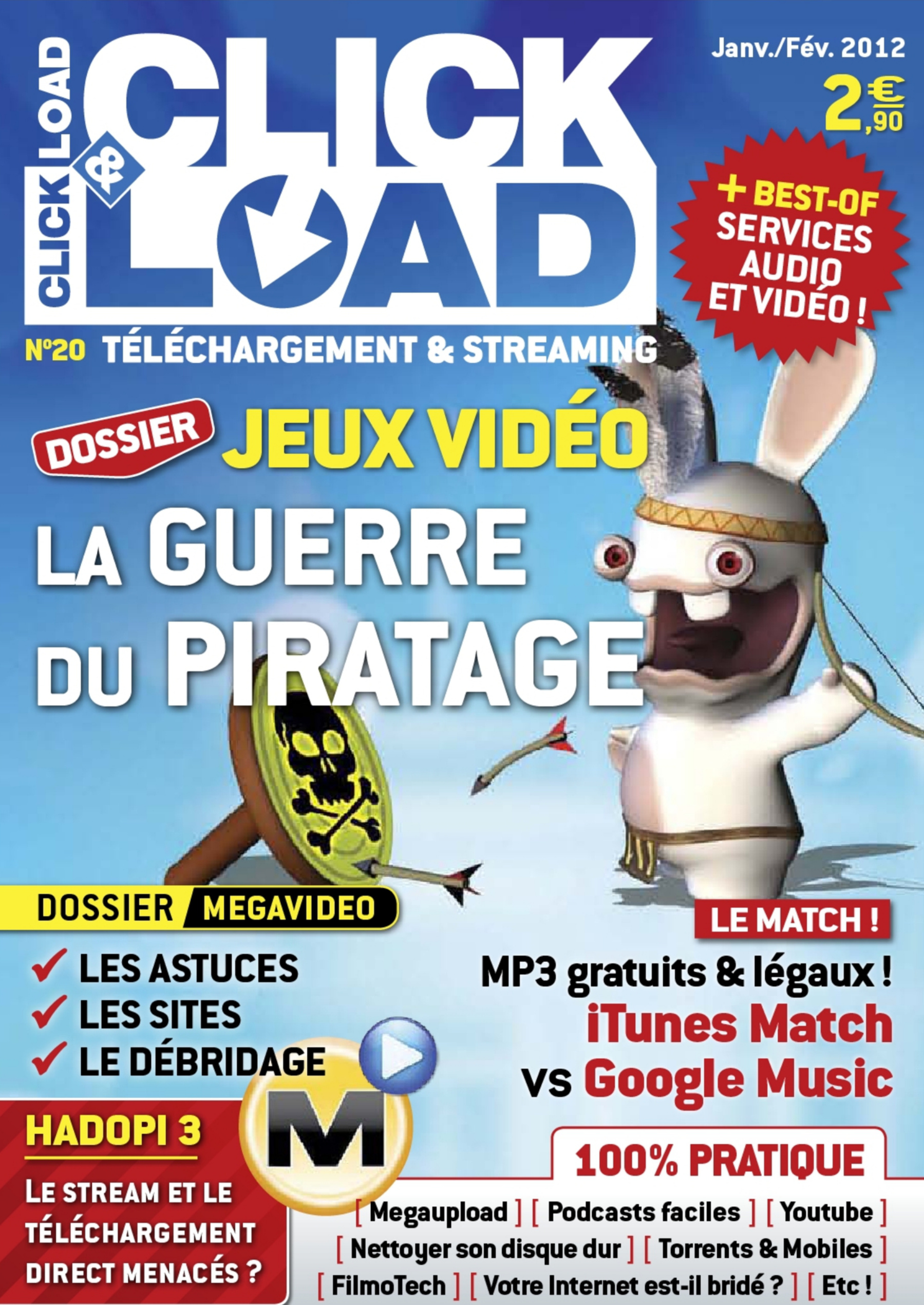 Première page de clicketload numero20