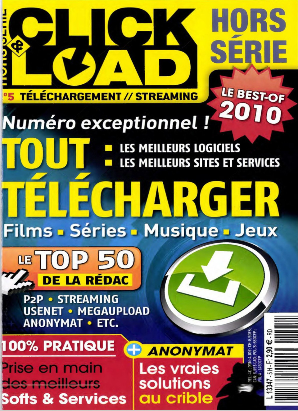 Première page de clicketload numerohs05