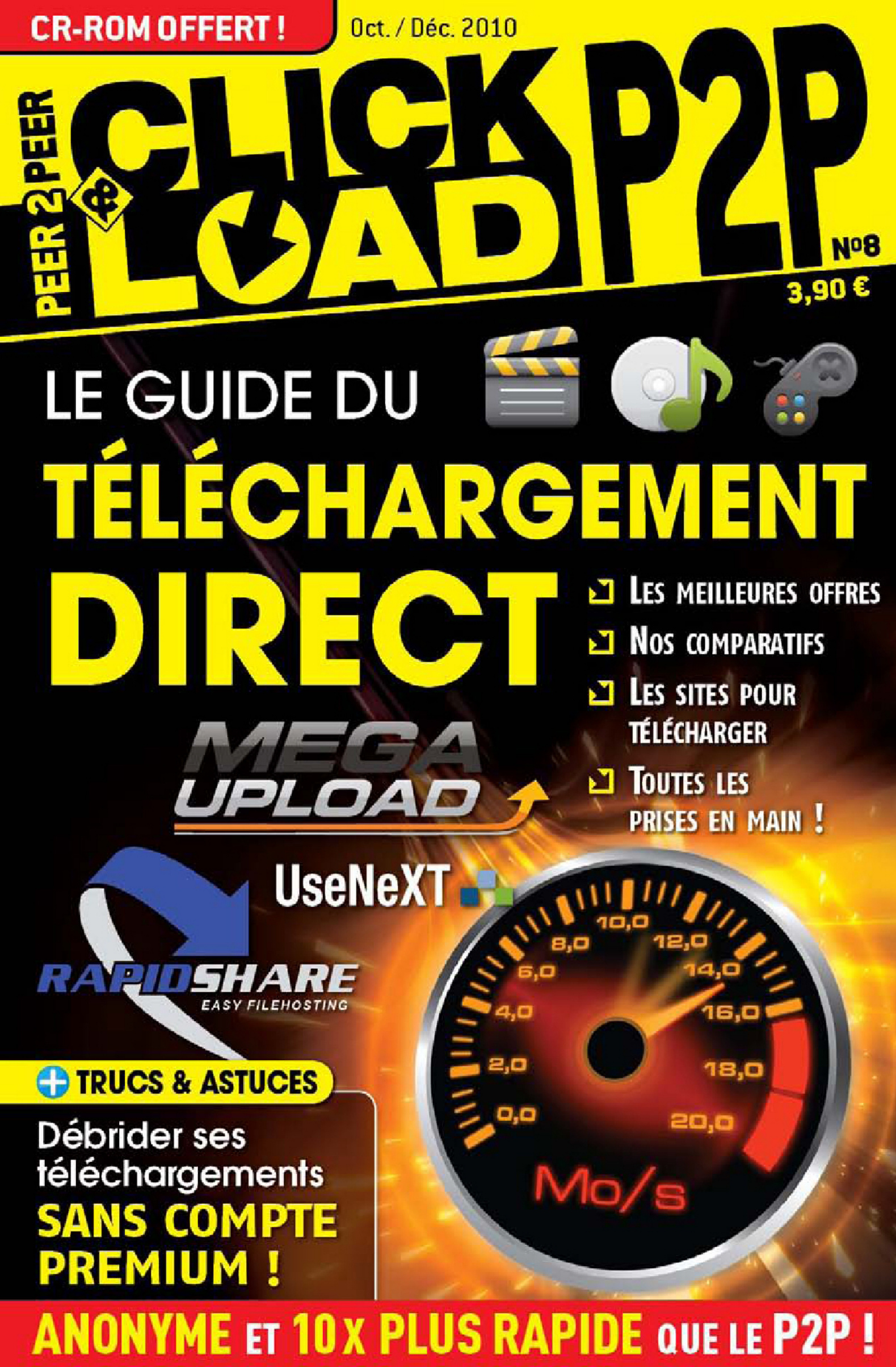 Première page de clicketloadp2p numero08