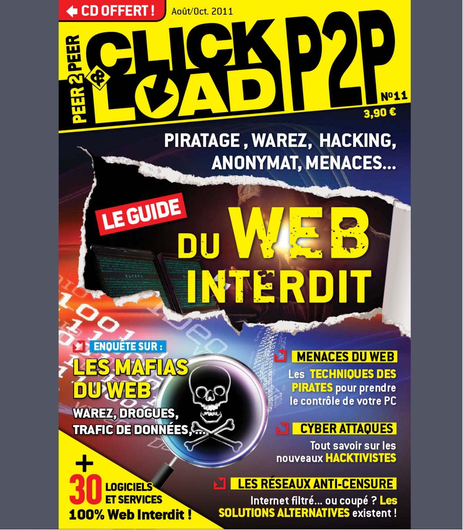 Première page de clicketloadp2p numero11