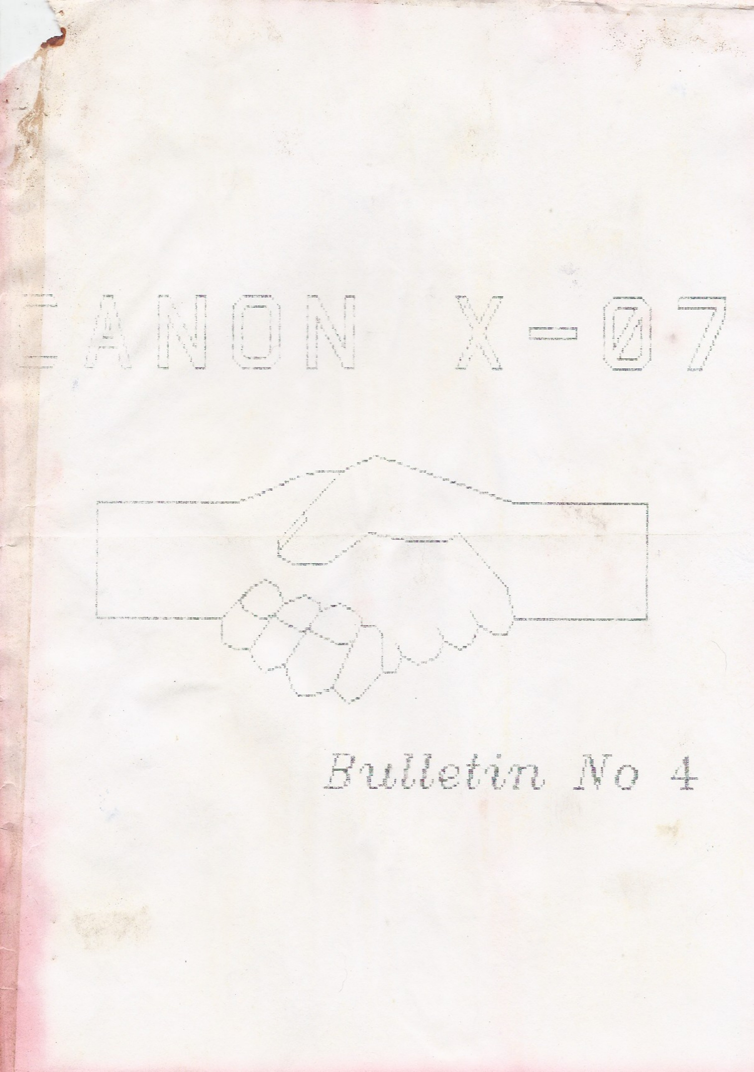 Première page de clubcanon numero04