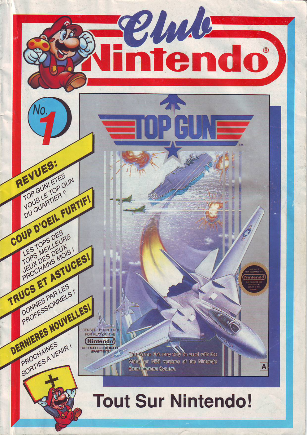 Première page de clubnintendo numero001ed1