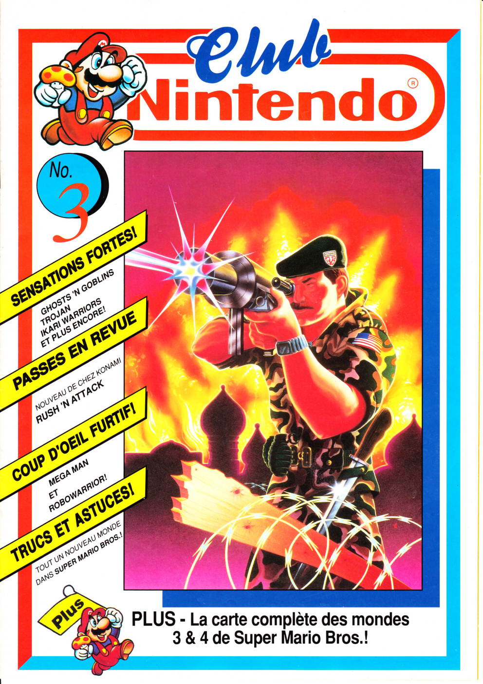 Première page de clubnintendo numero001ed3