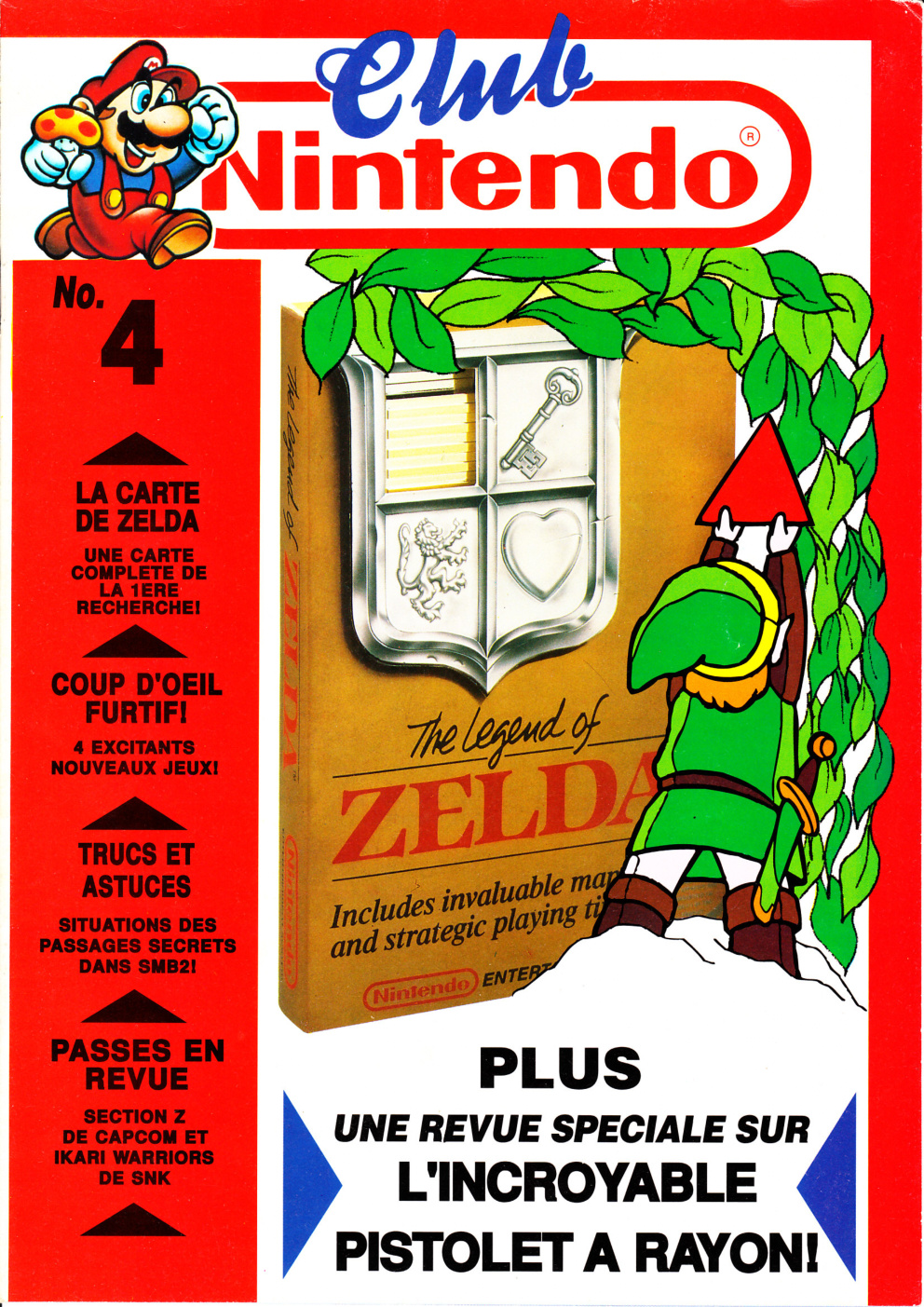 Première page de clubnintendo numero001ed4