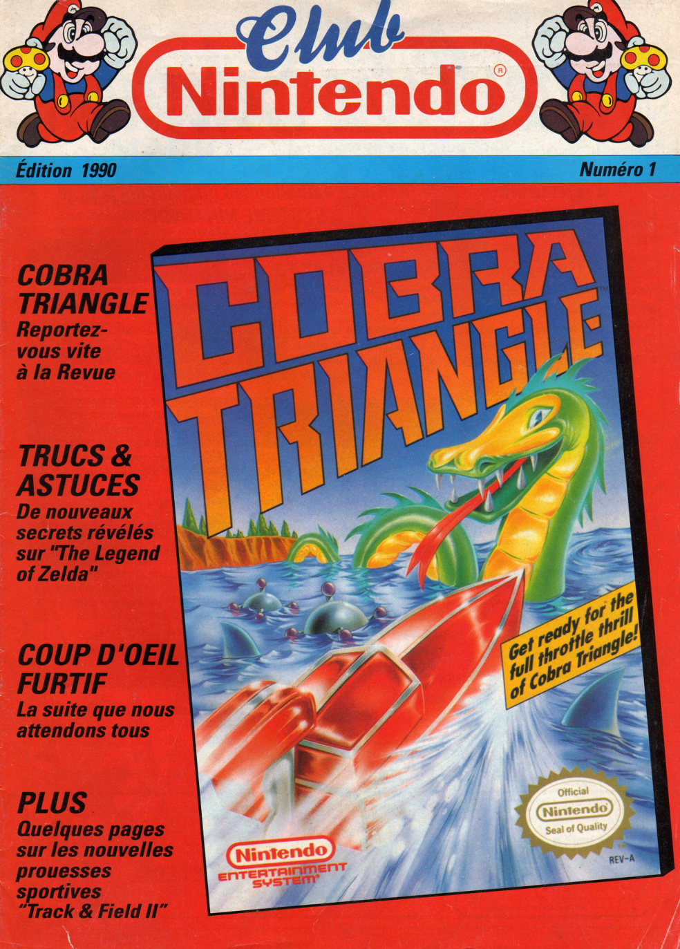 Première page de clubnintendo numero002ed1