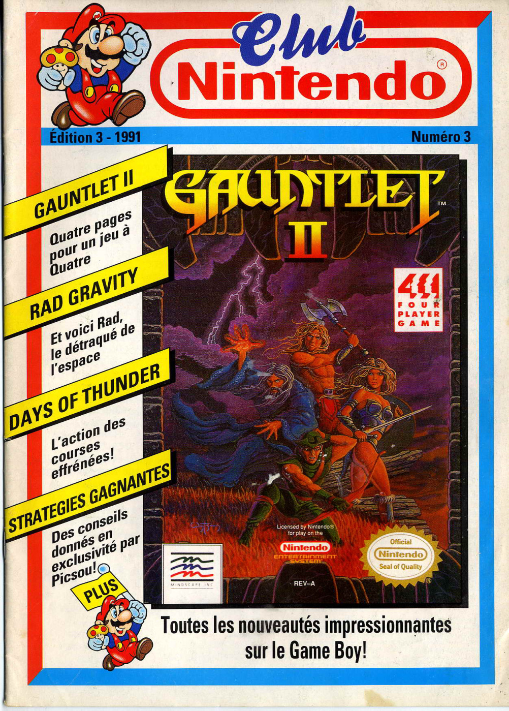 Première page de clubnintendo numero003ed3