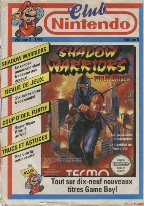 Première page de clubnintendo numero003ed5