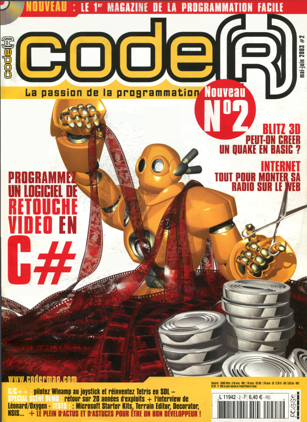 Première page de coder numero02