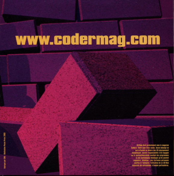 Première page de coder numerocd01