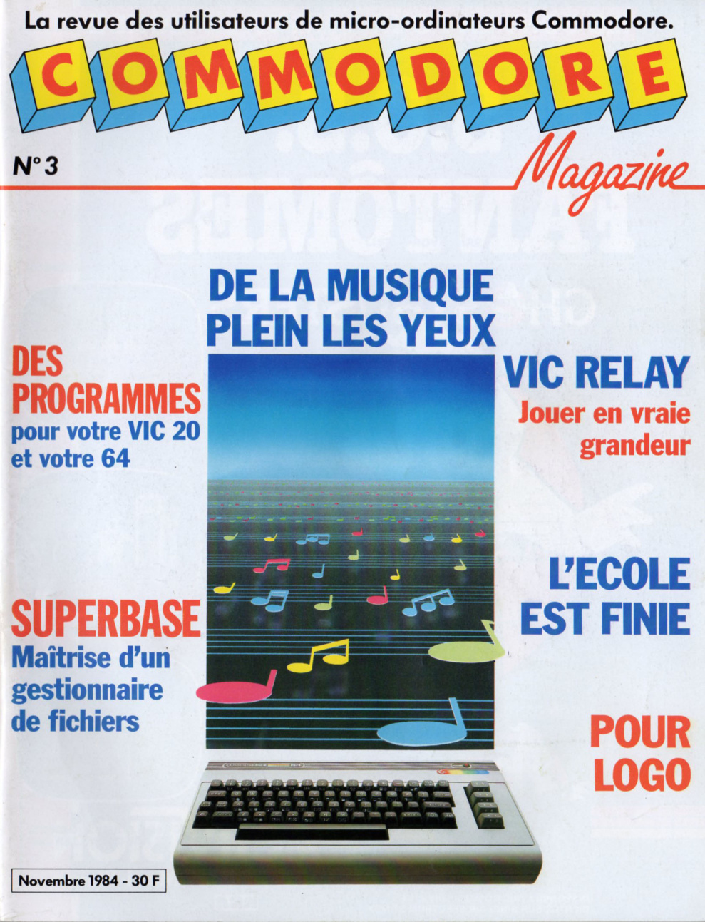 Première page de commodoremagazine numero03