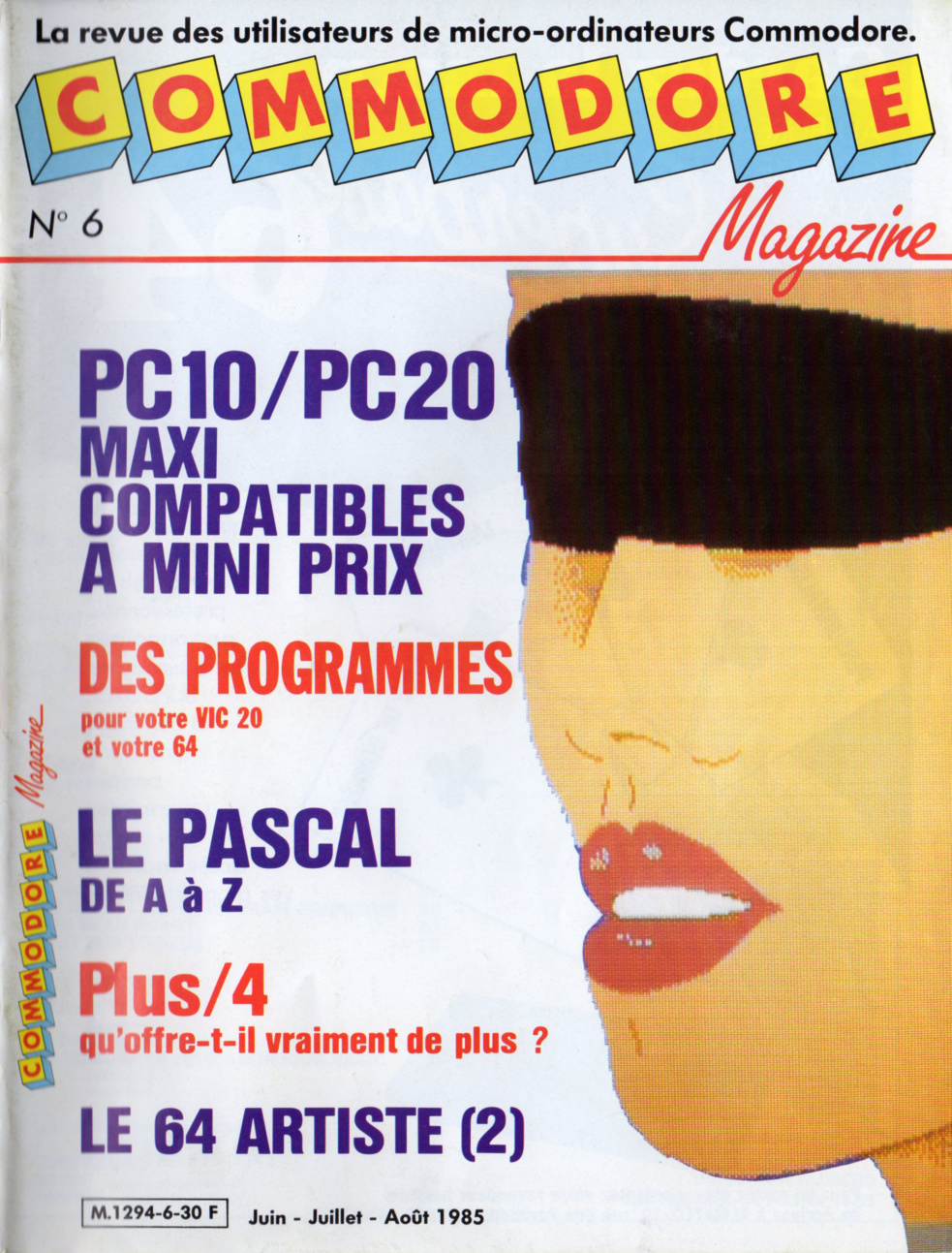 Première page de commodoremagazine numero06