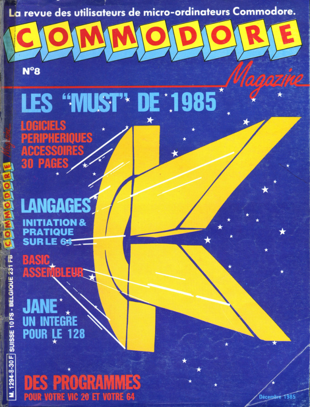 Première page de commodoremagazine numero08