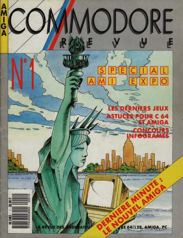 Première page de commodorerevue numero01