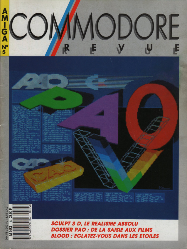 Première page de commodorerevue numero05