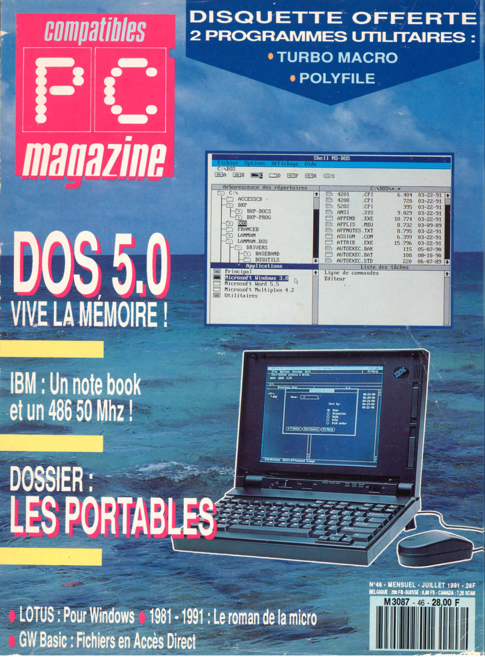 Première page de compatiblespcmagazine numero046