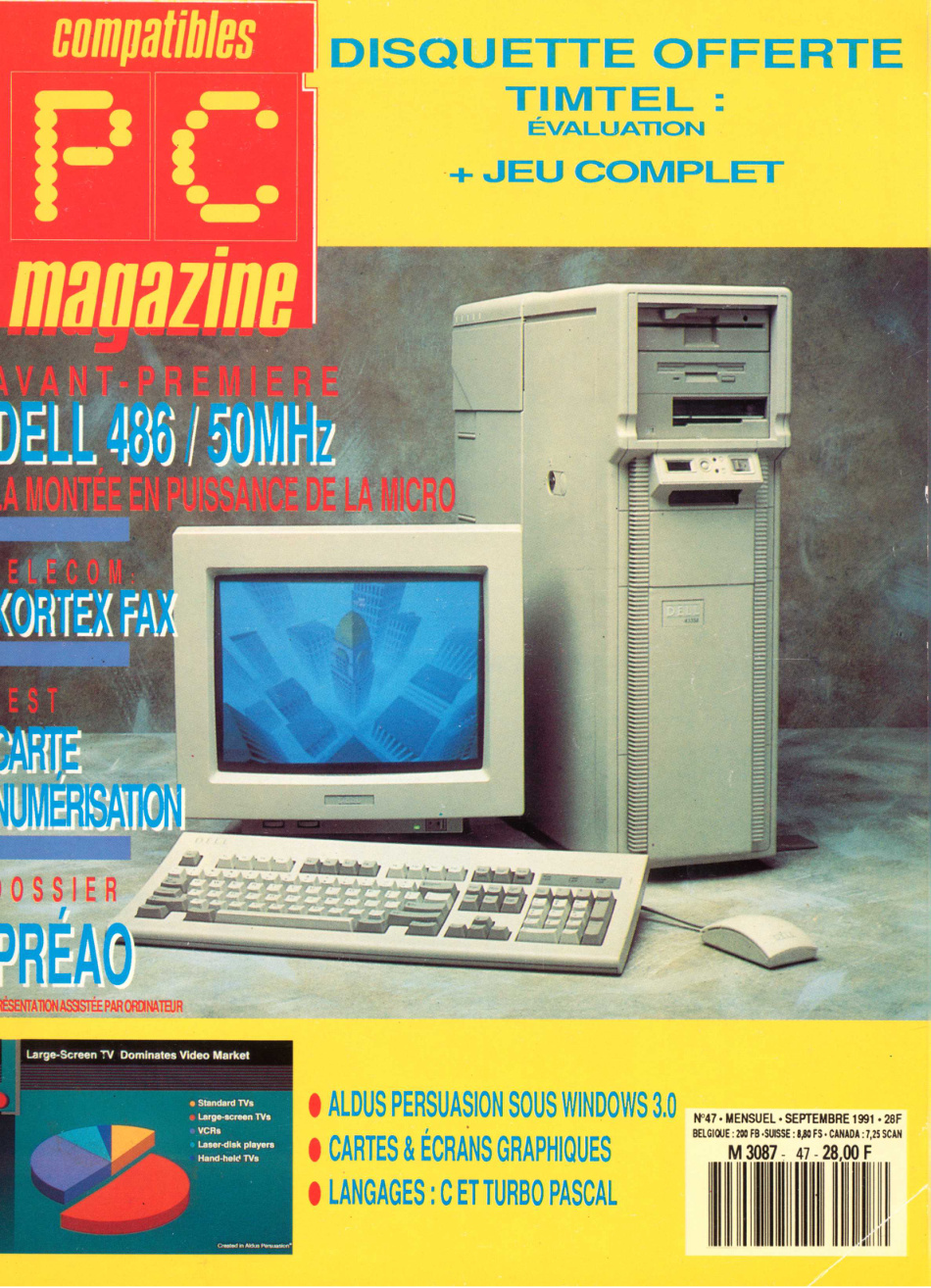 Première page de compatiblespcmagazine numero047