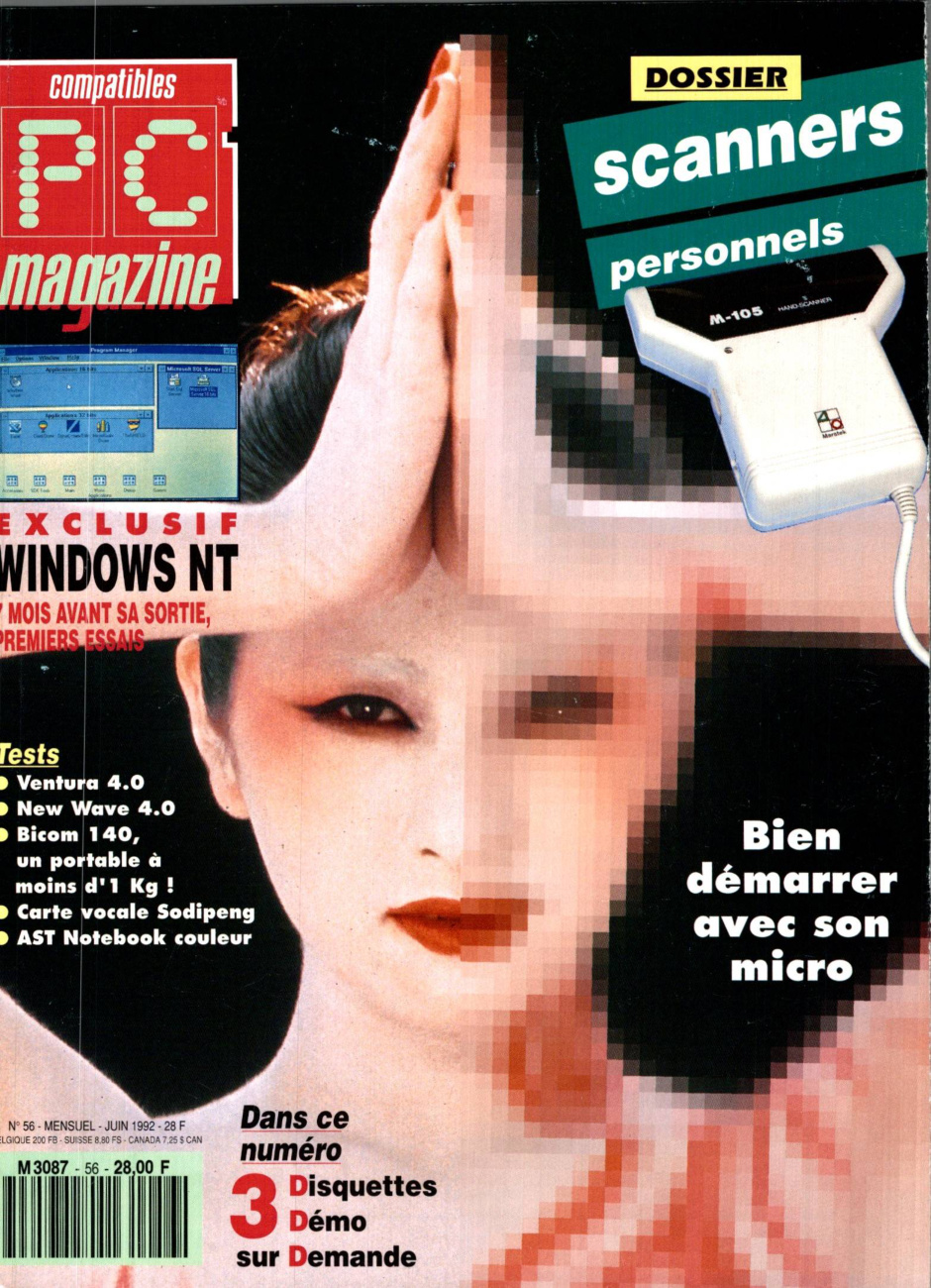 Première page de compatiblespcmagazine numero056