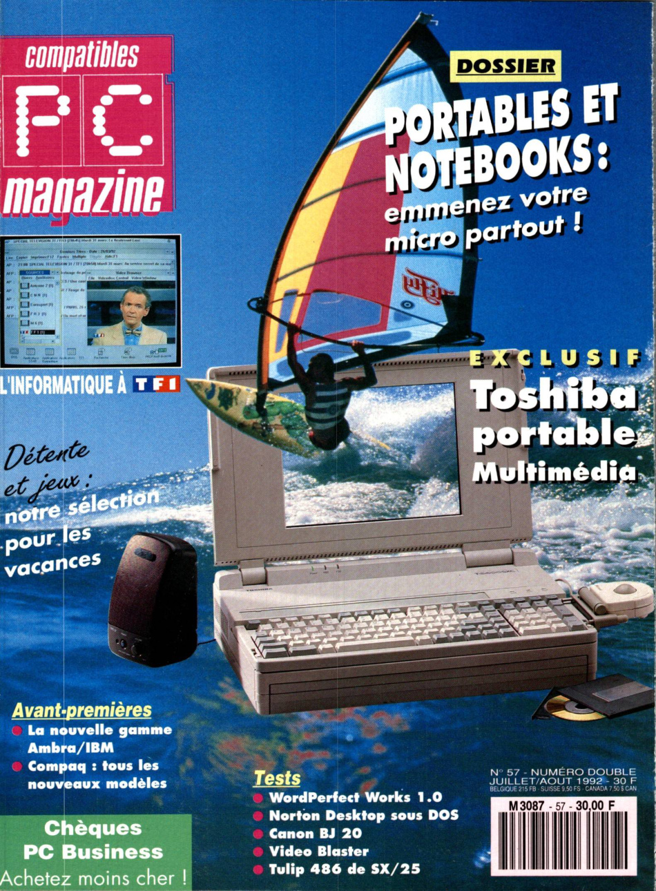 Première page de compatiblespcmagazine numero057