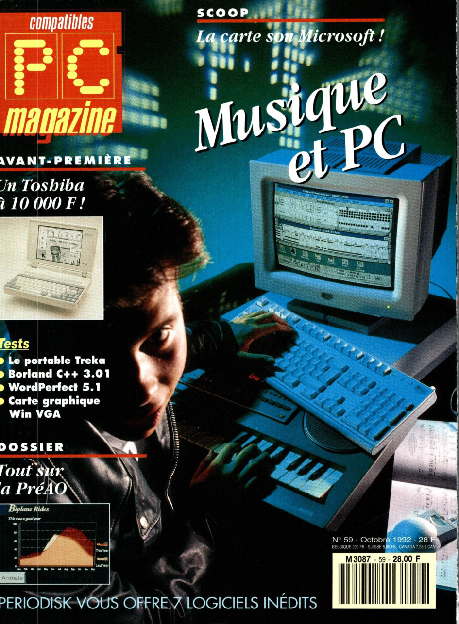 Première page de compatiblespcmagazine numero059