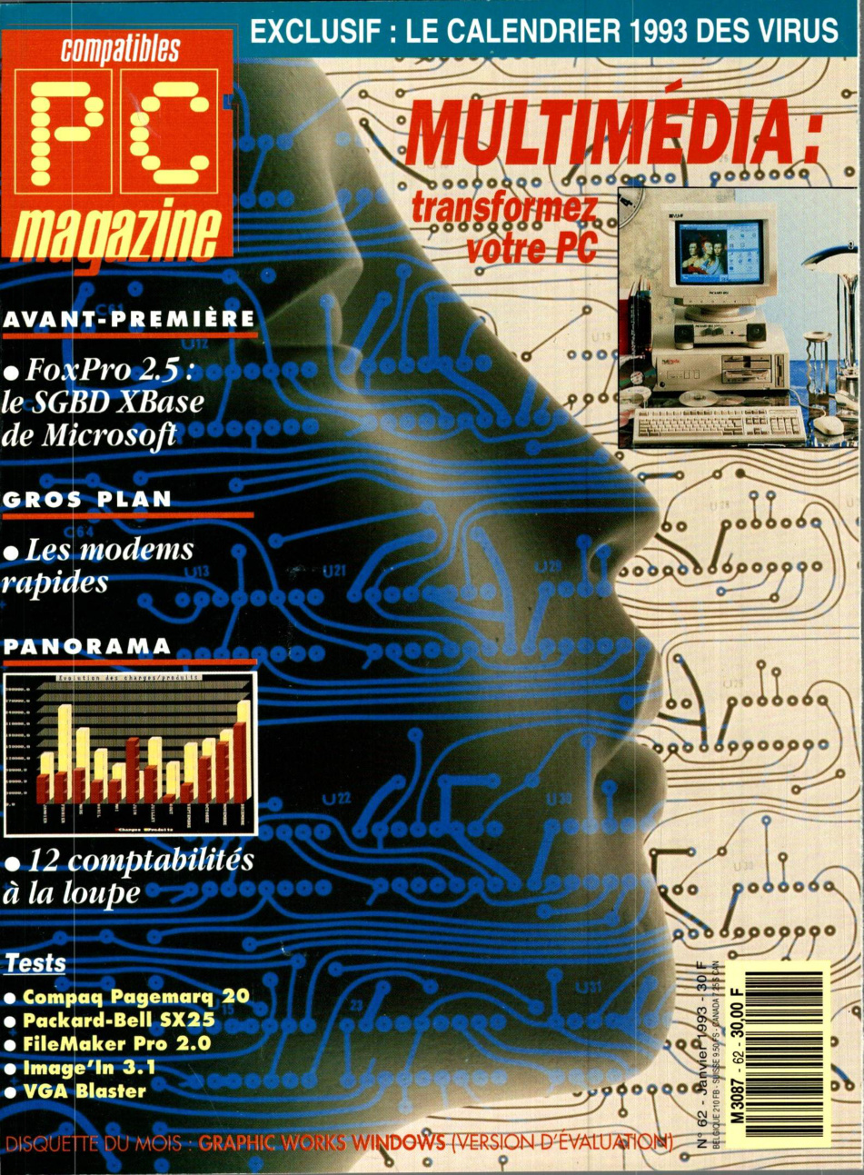 Première page de compatiblespcmagazine numero062