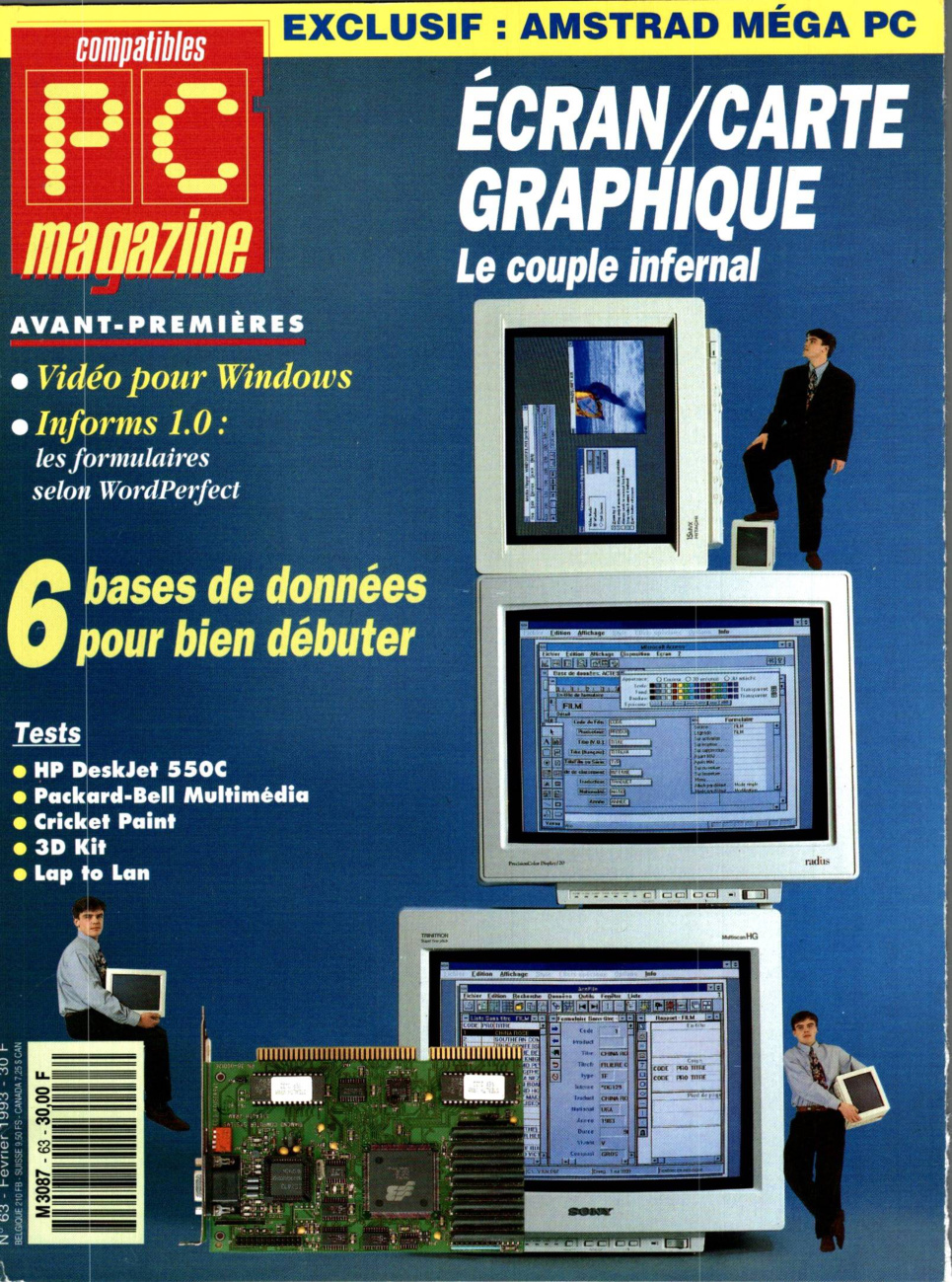 Première page de compatiblespcmagazine numero063