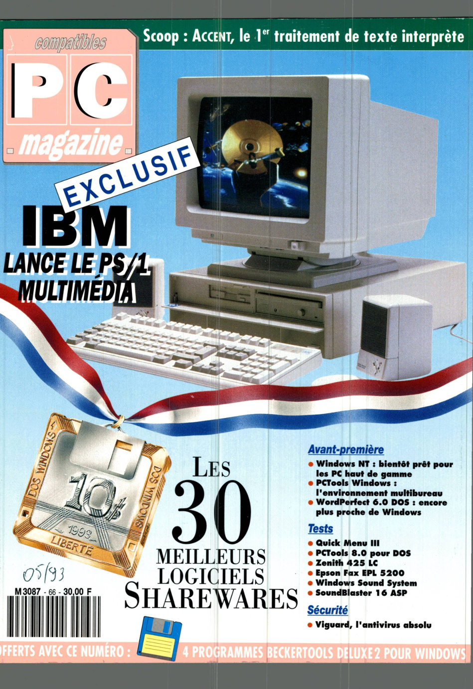Première page de compatiblespcmagazine numero066