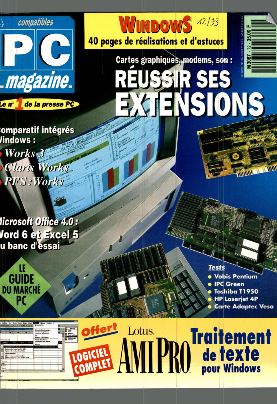 Première page de compatiblespcmagazine numero072