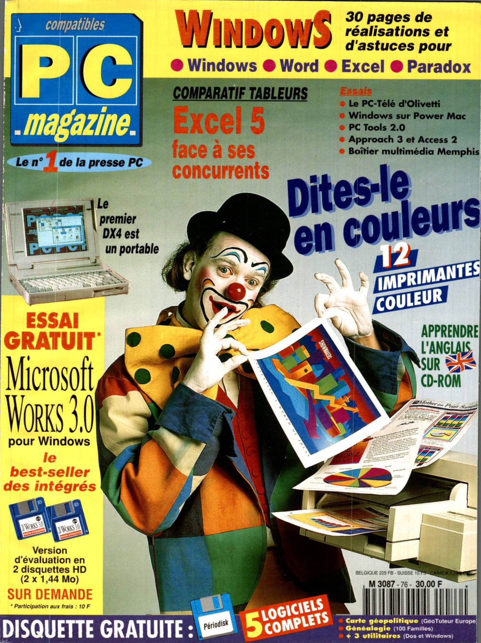 Première page de compatiblespcmagazine numero076