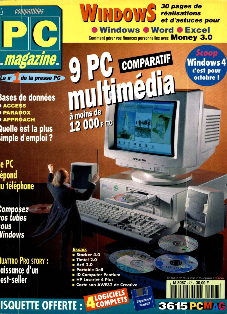 Première page de compatiblespcmagazine numero077