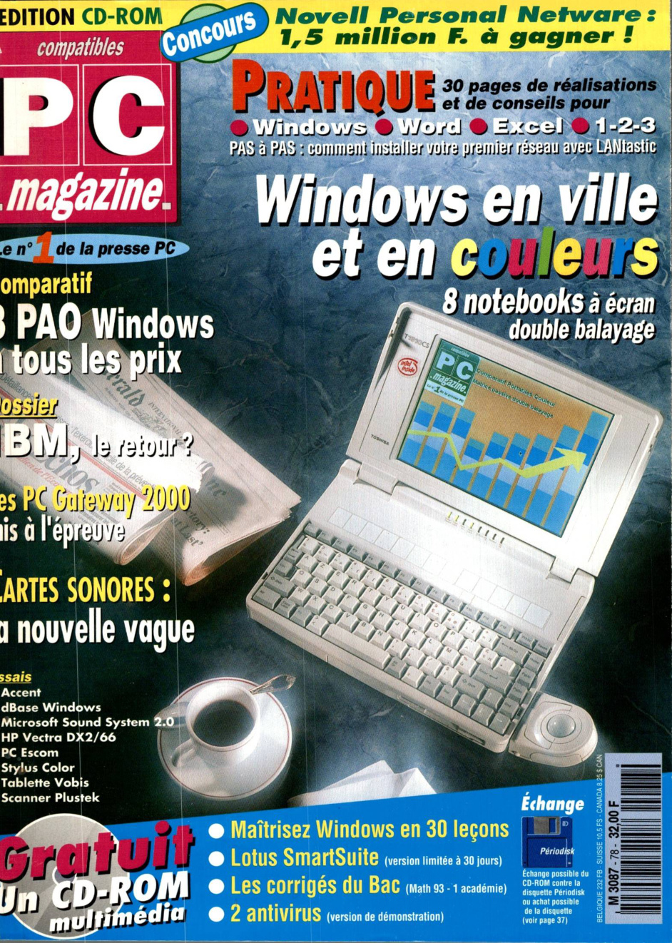Première page de compatiblespcmagazine numero078