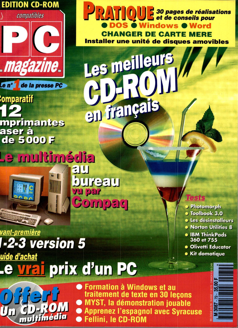 Première page de compatiblespcmagazine numero079