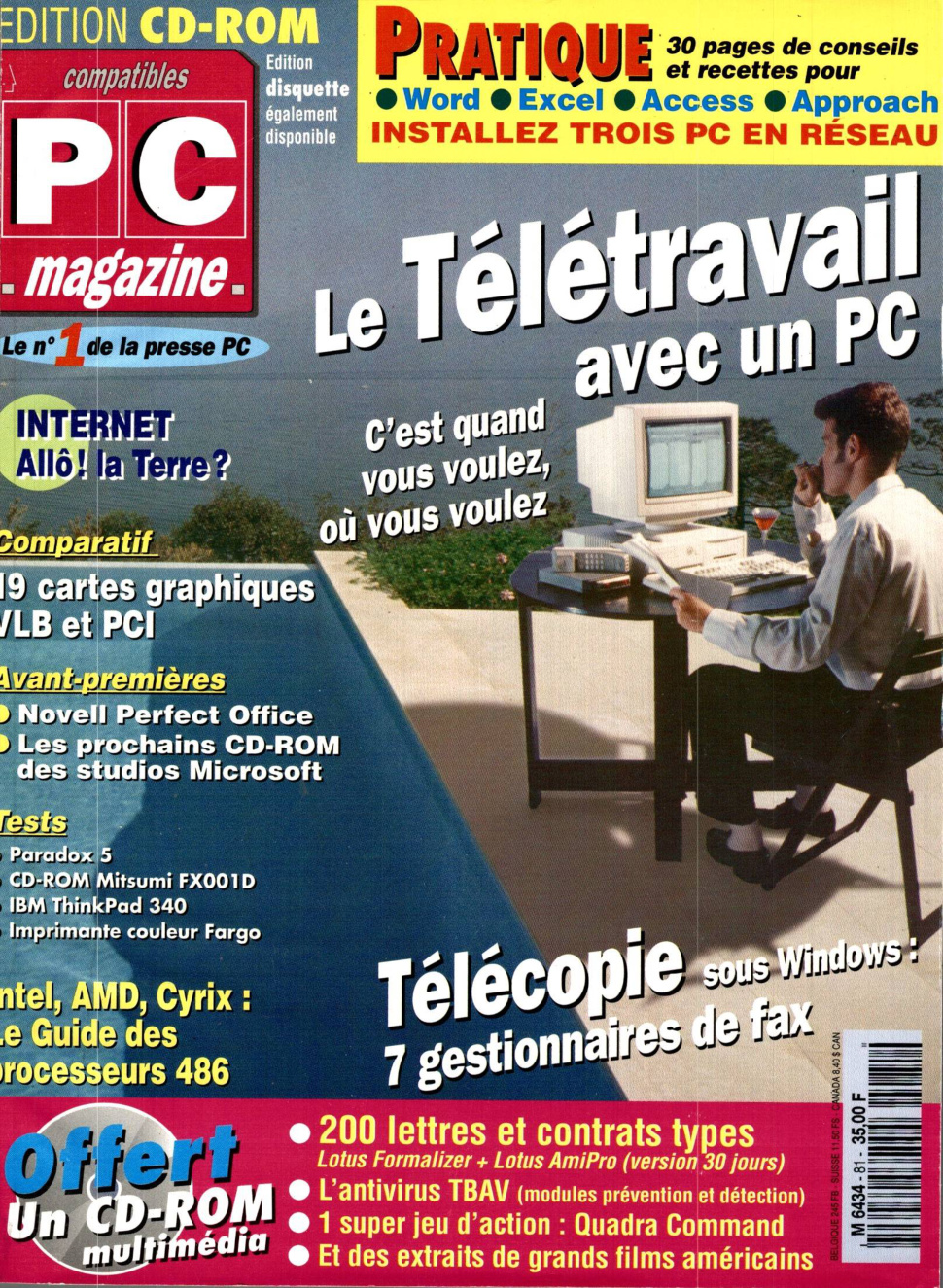 Première page de compatiblespcmagazine numero081