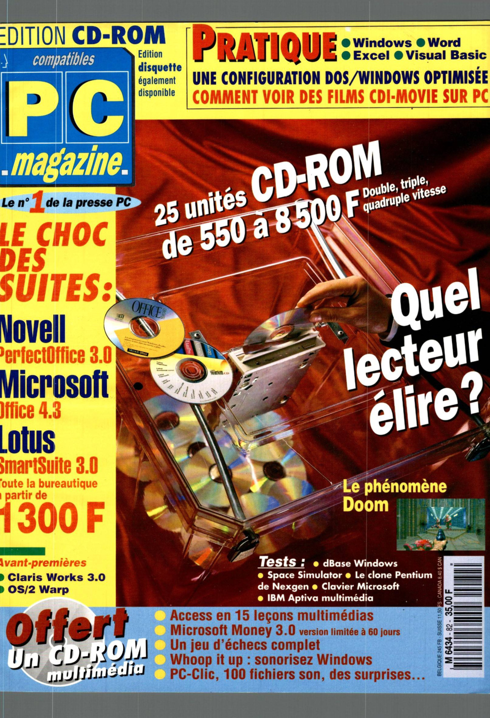 Première page de compatiblespcmagazine numero082