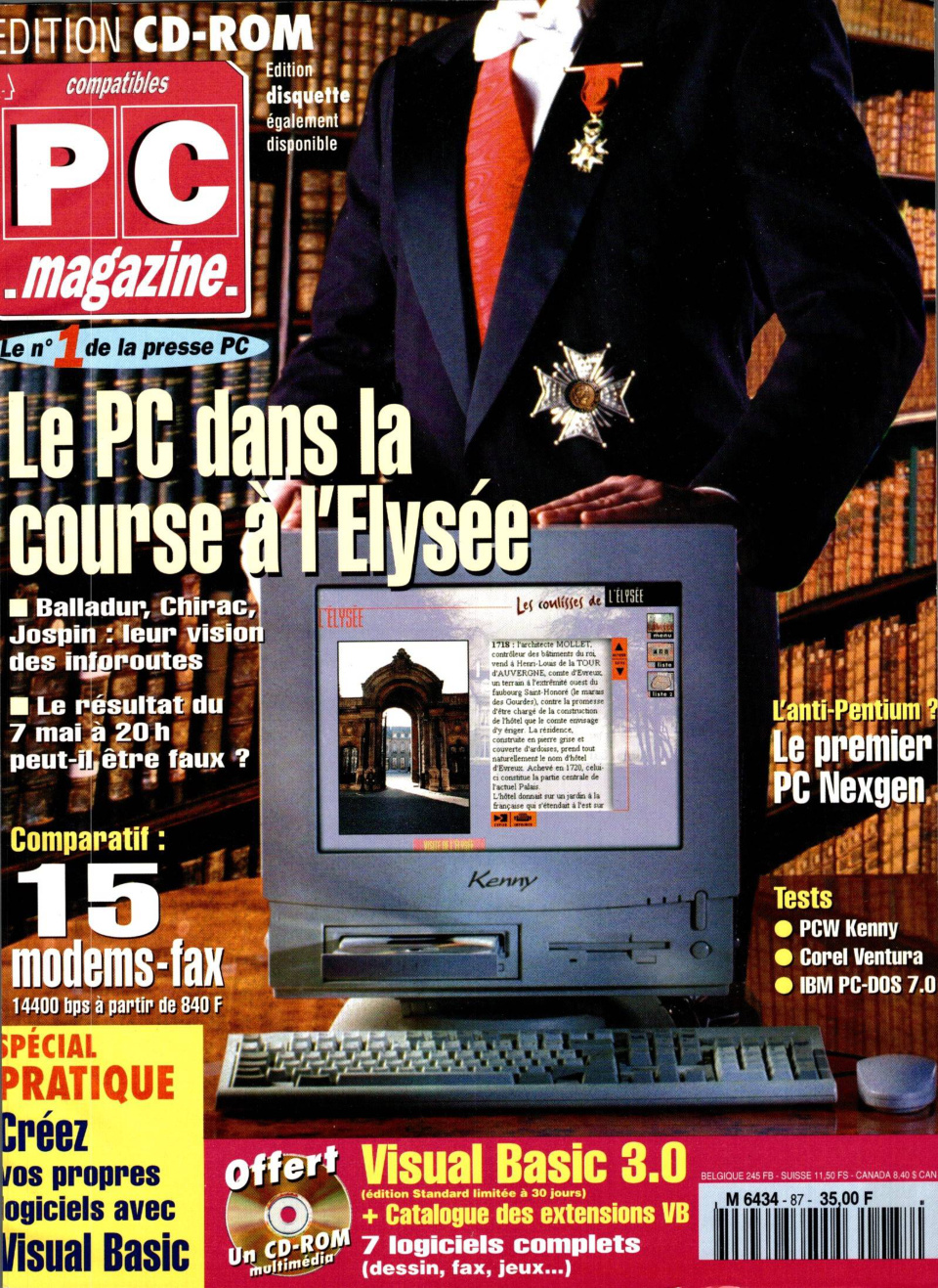 Première page de compatiblespcmagazine numero087