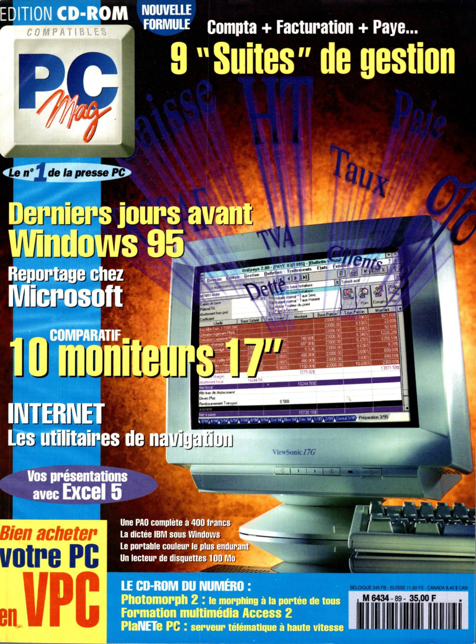 Première page de compatiblespcmagazine numero089