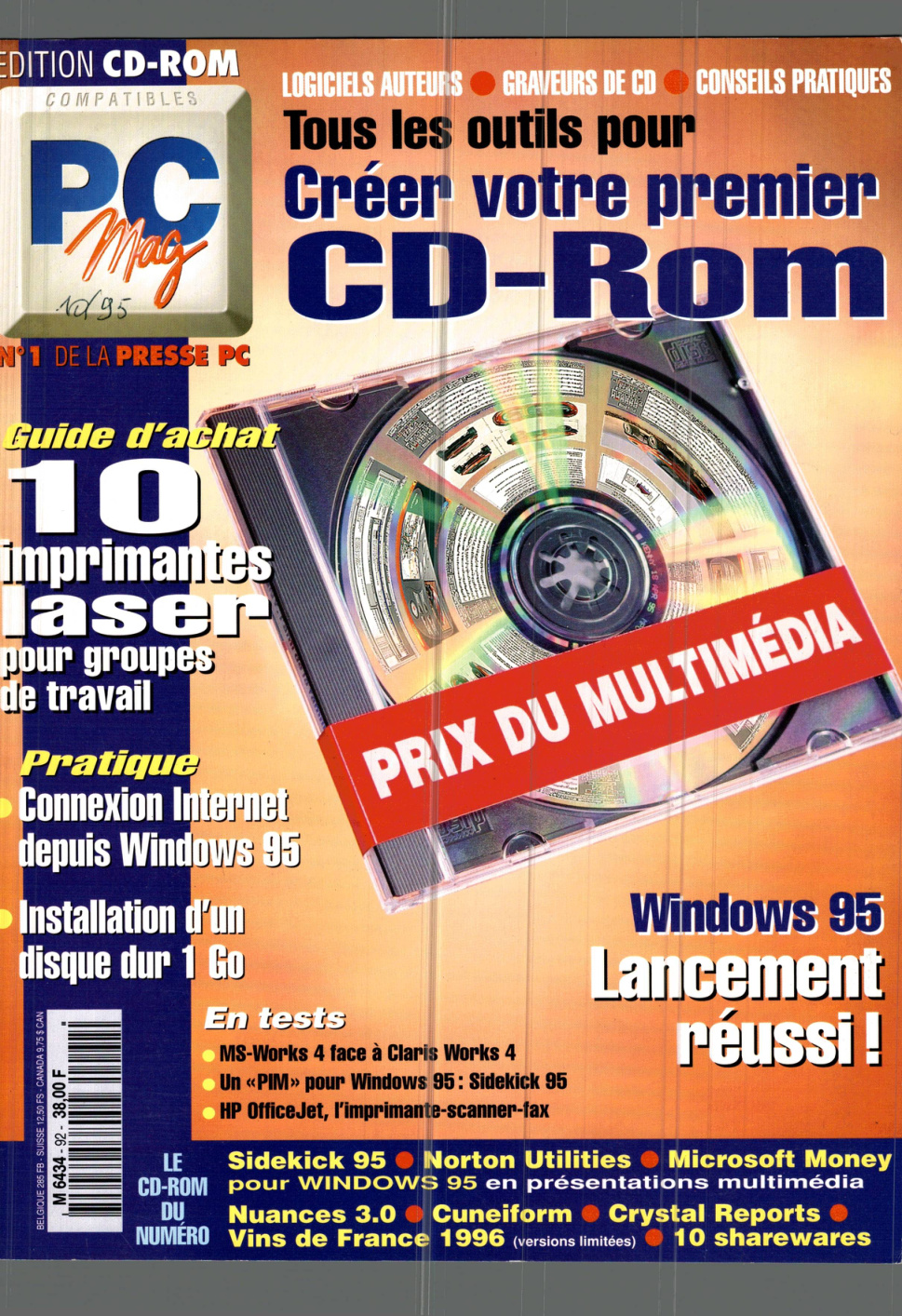 Première page de compatiblespcmagazine numero092