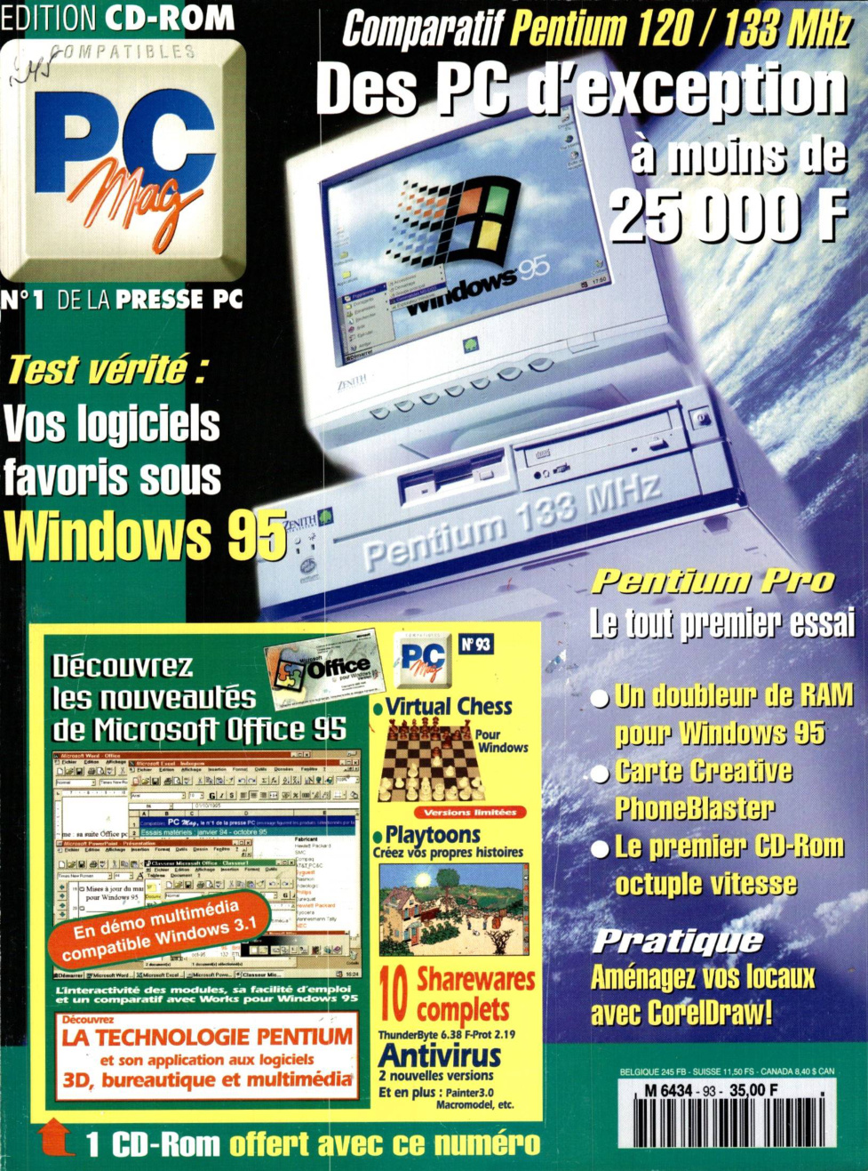 Première page de compatiblespcmagazine numero093