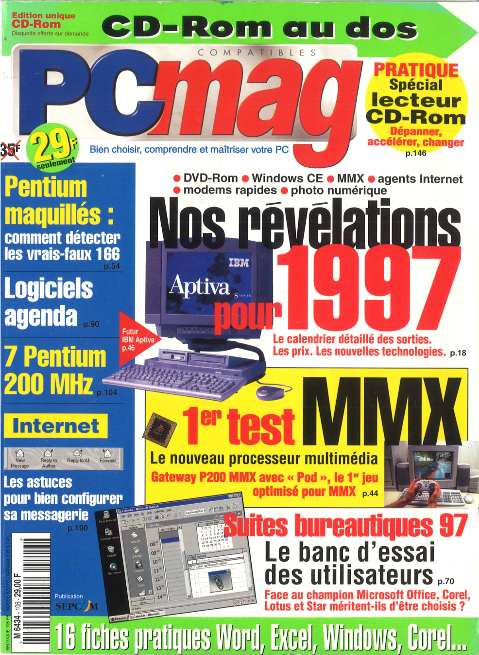 Première page de compatiblespcmagazine numero106