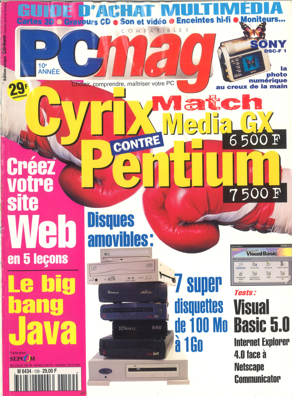 Première page de compatiblespcmagazine numero109