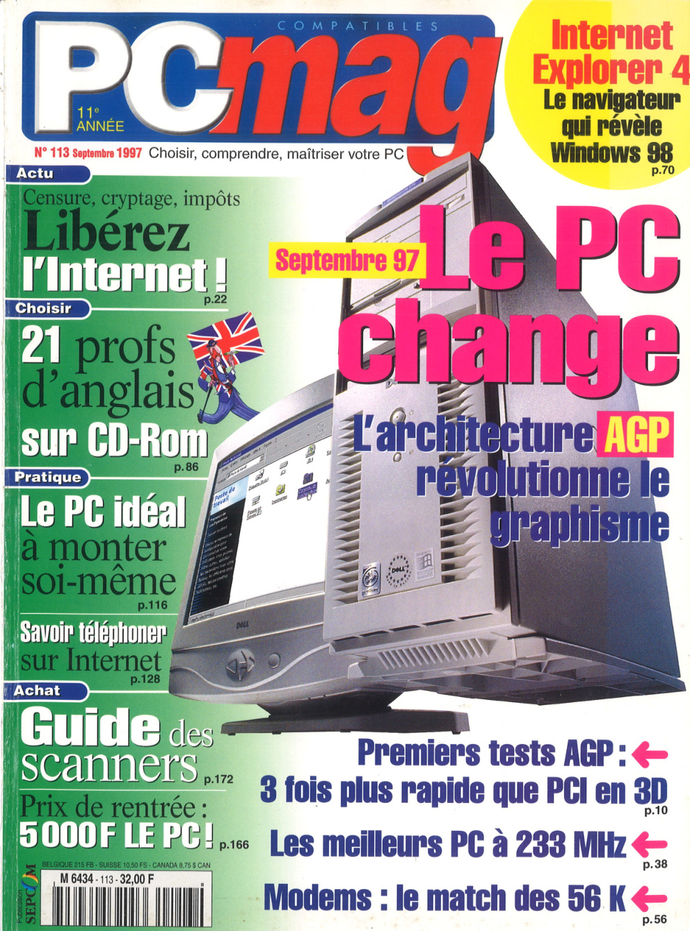 Première page de compatiblespcmagazine numero113