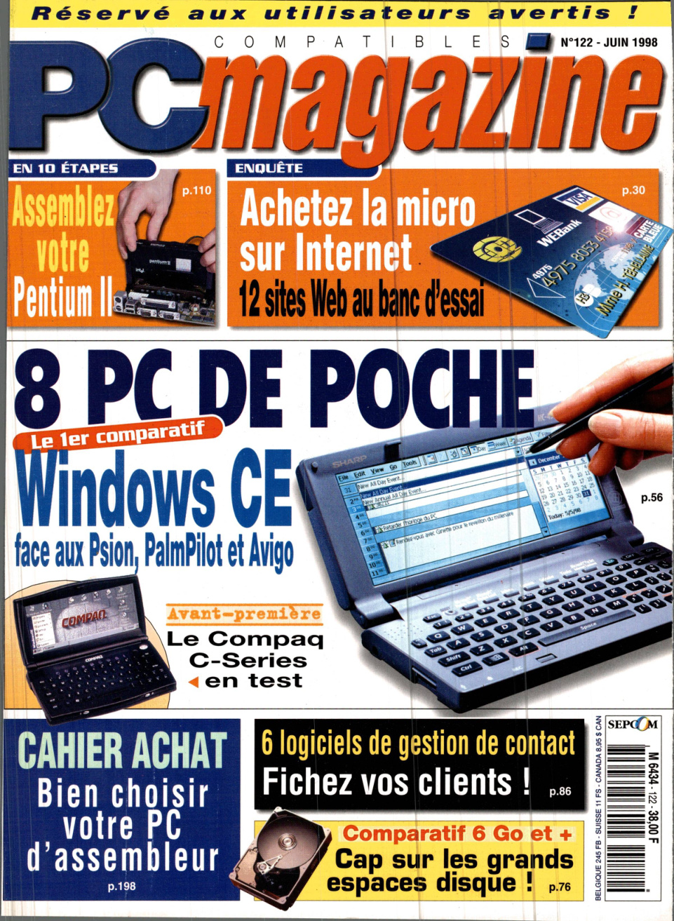 Première page de compatiblespcmagazine numero122