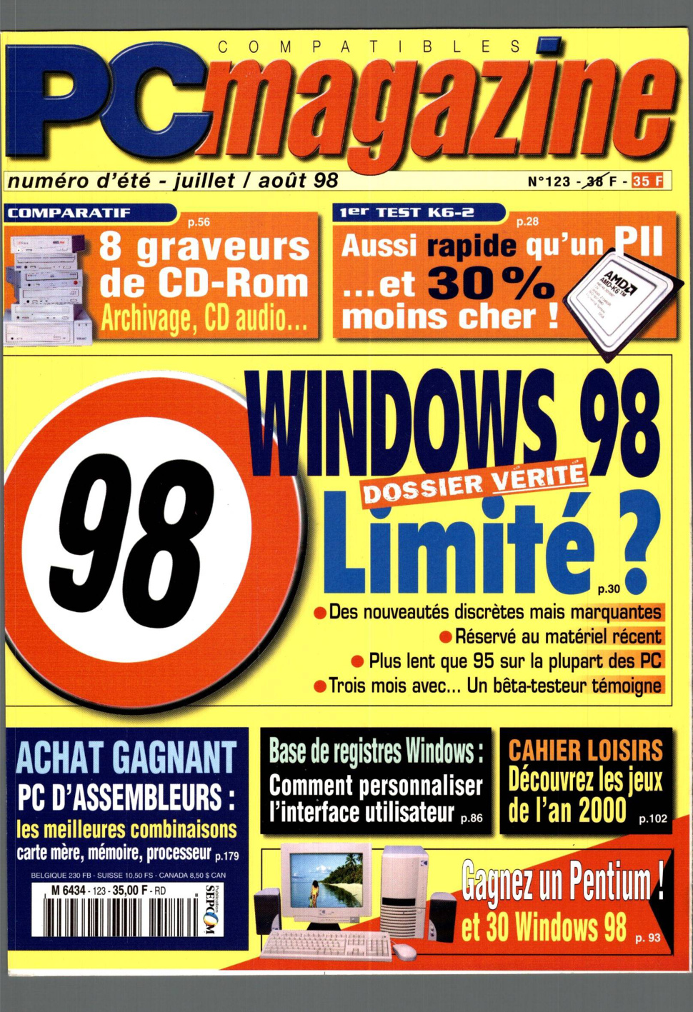 Première page de compatiblespcmagazine numero123